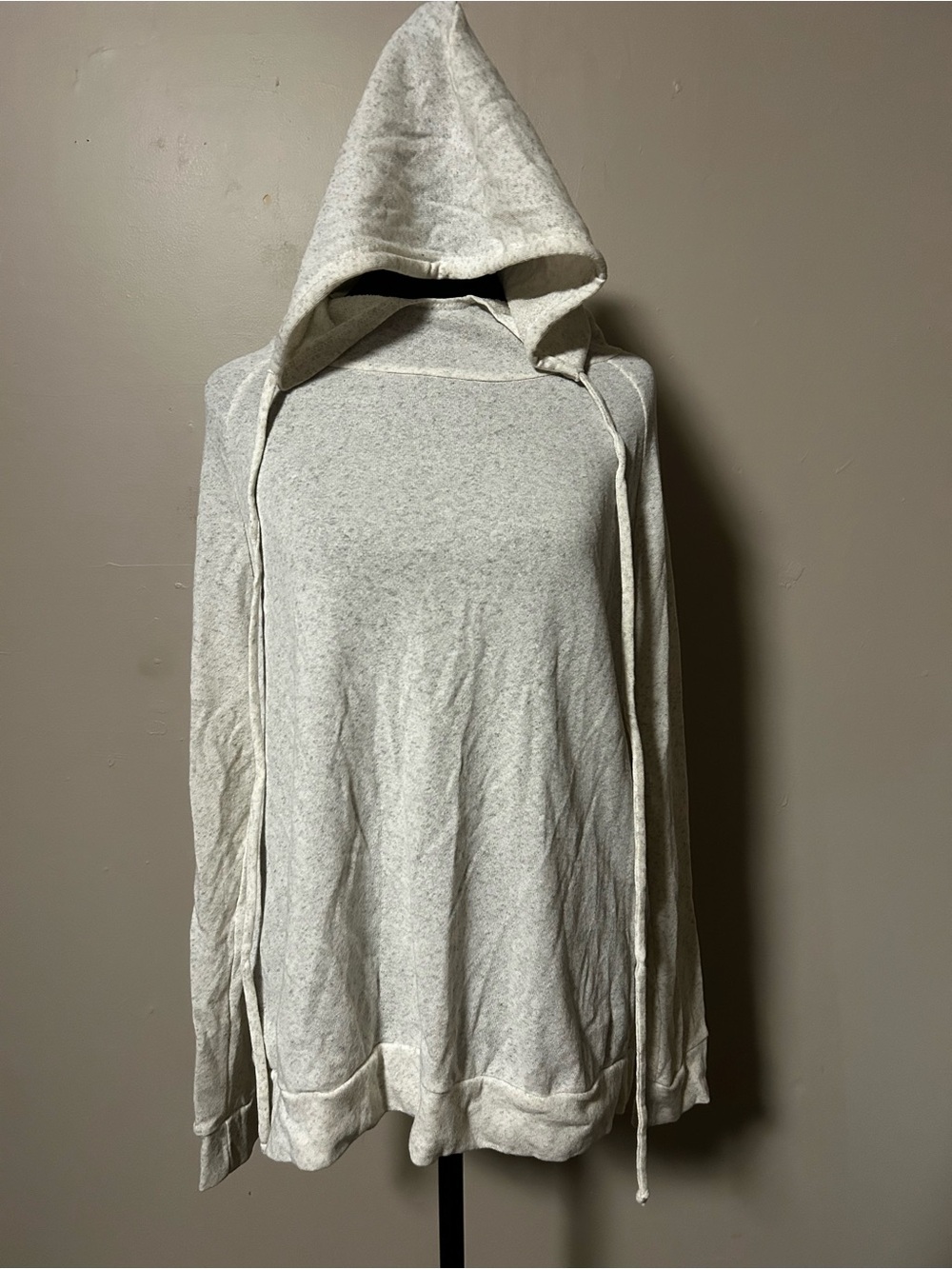 Women’s Lightweight Hooded Crew Sweater - Light Heather Gray